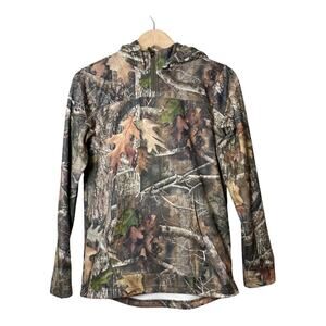 RedHead Boys Youth XL Camo Hoodie TrueTimber Kanati Pullover 1/4 Zip
